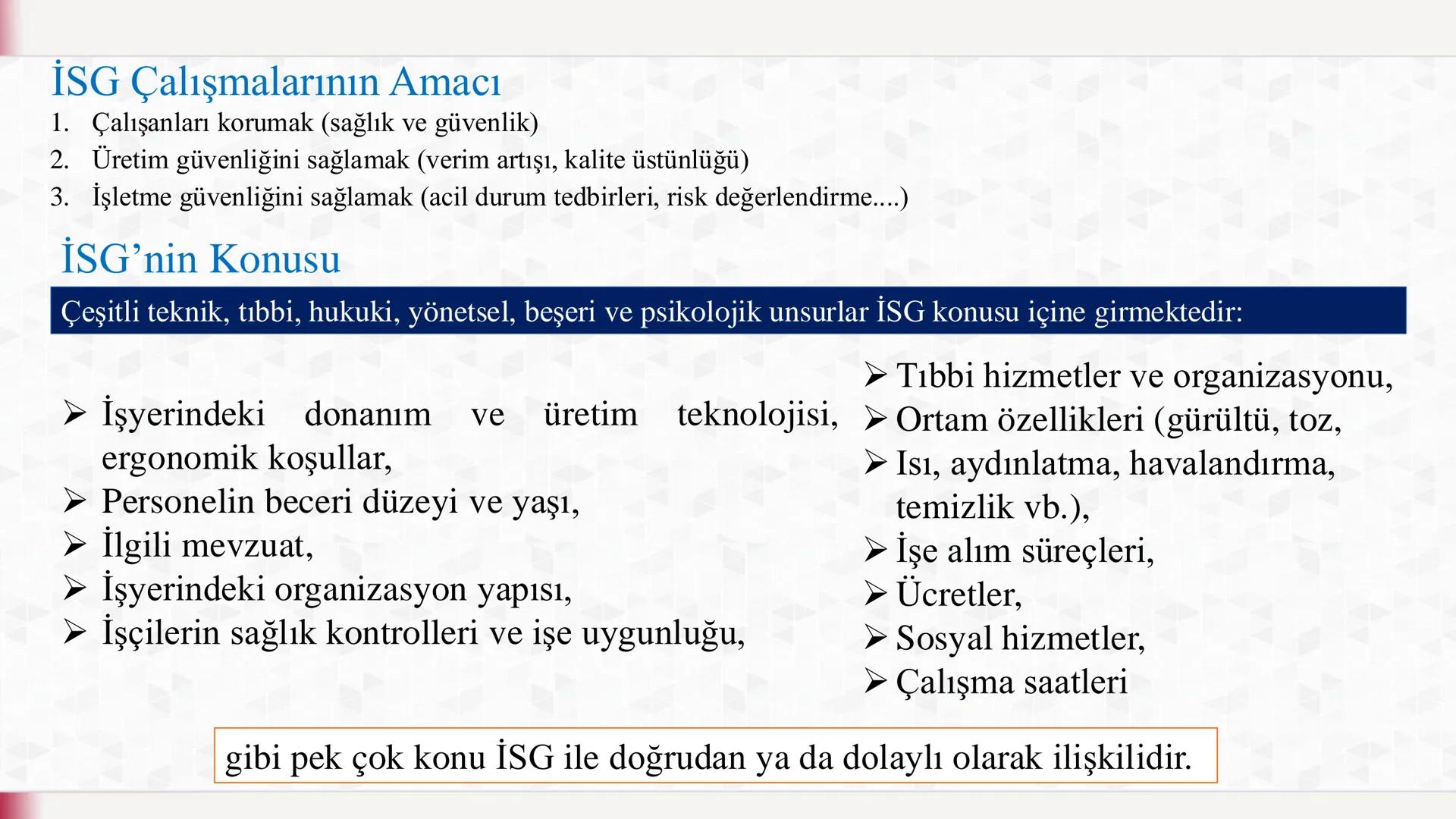 "
İş Sağlığı ve Güvenliği
(1. hafta)
İş Güvenliğinin Önemi ve Amaçları
"
INCAN ÜNİVERS
YÜKSEKOKULU # İş Güvenliğinin Önemi ve Amaçları
İş