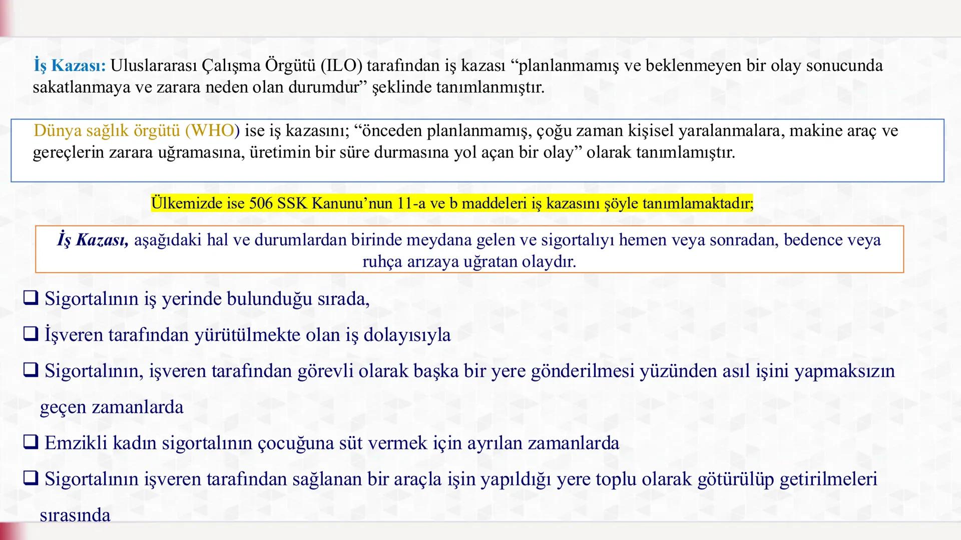 "
İş Sağlığı ve Güvenliği
(1. hafta)
İş Güvenliğinin Önemi ve Amaçları
"
INCAN ÜNİVERS
YÜKSEKOKULU # İş Güvenliğinin Önemi ve Amaçları
İş