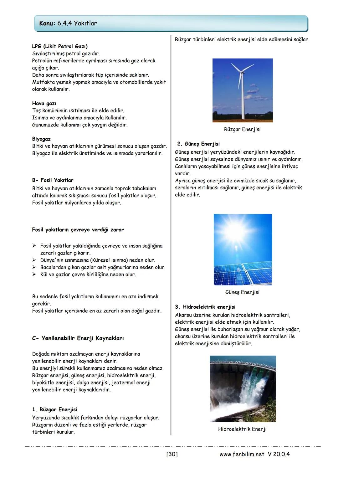 # 6.Sınıf Fen Bilimleri
## Ders Notları
Barış ZEREN
Fen Bilimleri Öğretmeni # 1.Ünite: Güneş Sistemi ve Tutulmalar
Konu: 6.1.1 Güneş Sist