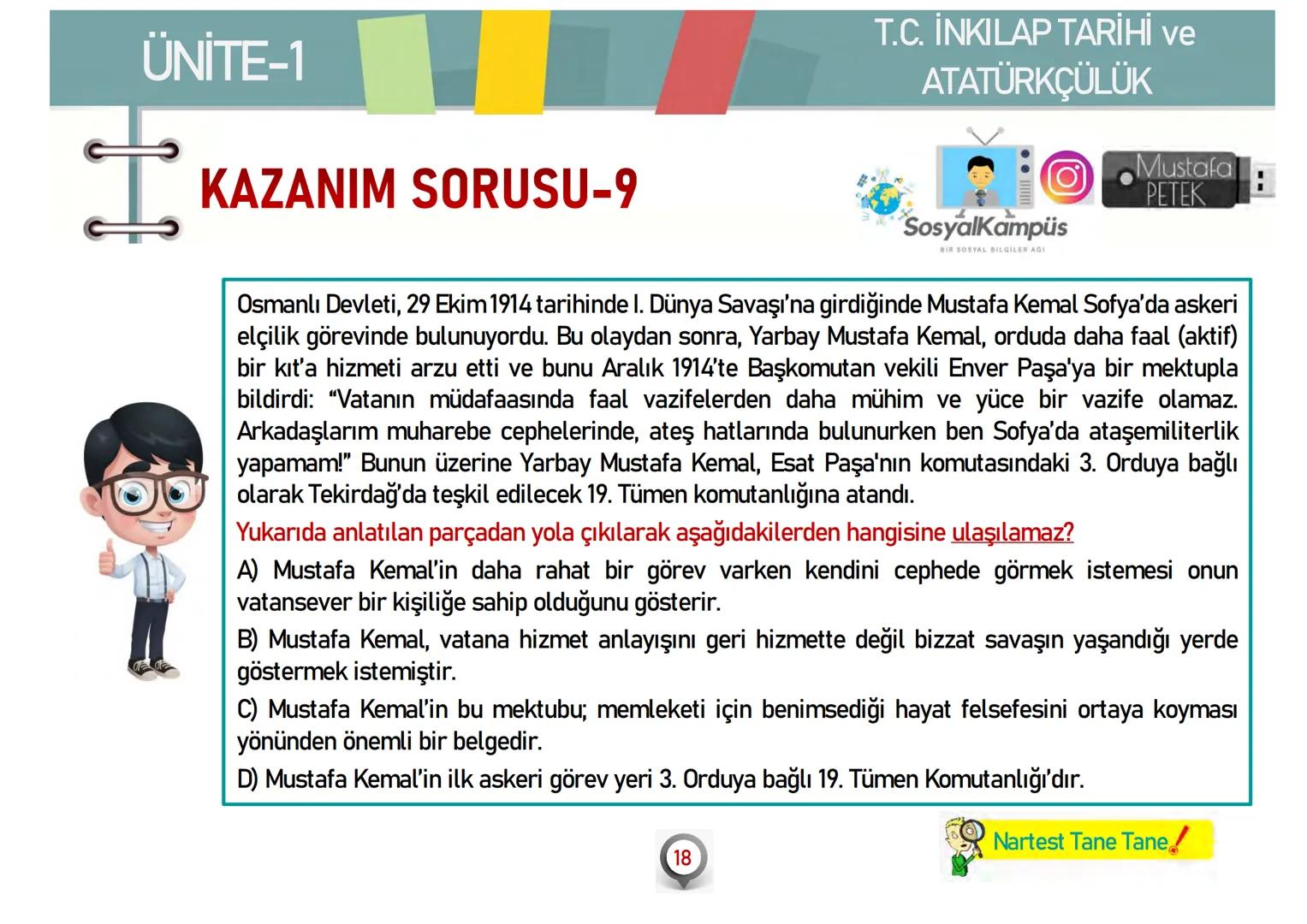 # LGS
2020-2021
# T.C. İNKILAP TARİHİ ve
ATATÜRKÇÜLÜK
- YENİ NESİL NOTLAR
- ETKİNLİK İÇERİKLİ
- SORU DESTEKLİ
- KAZANIM UYUMLU
<img src="