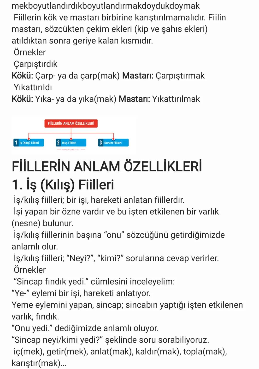 # FİİL (EYLEM)
İş, oluş, hareket bildiren sözcüklere fiil denir.
Örnekler
Bugün sabah erkenden kalktım.
Ben de sizinle geleyim.
Sözcük, mas