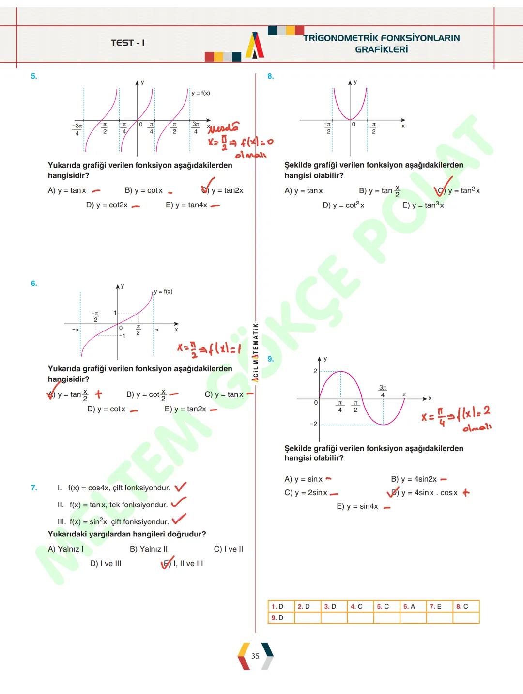 - ÜNİTE 1 -
# TRİGONOMETRİ
* Yönlü Açılar
* Açı Ölçü Birimleri
* Trigonometrik Fonksiyonlar
* Kosinüs Teoremi
* Sinüs Teoremi
* Trigonomet