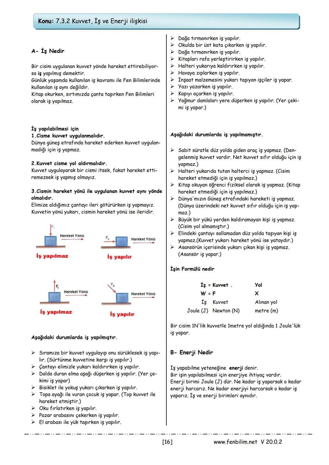 # 7.Sınıf Fen Bilimleri
# Ders Notları
Barış ZEREN
Fen Bilimleri Öğretmeni
www.fenbilim.net V 20.0.2 # 1.Ünite: Güneş Sistemi ve Ötesi