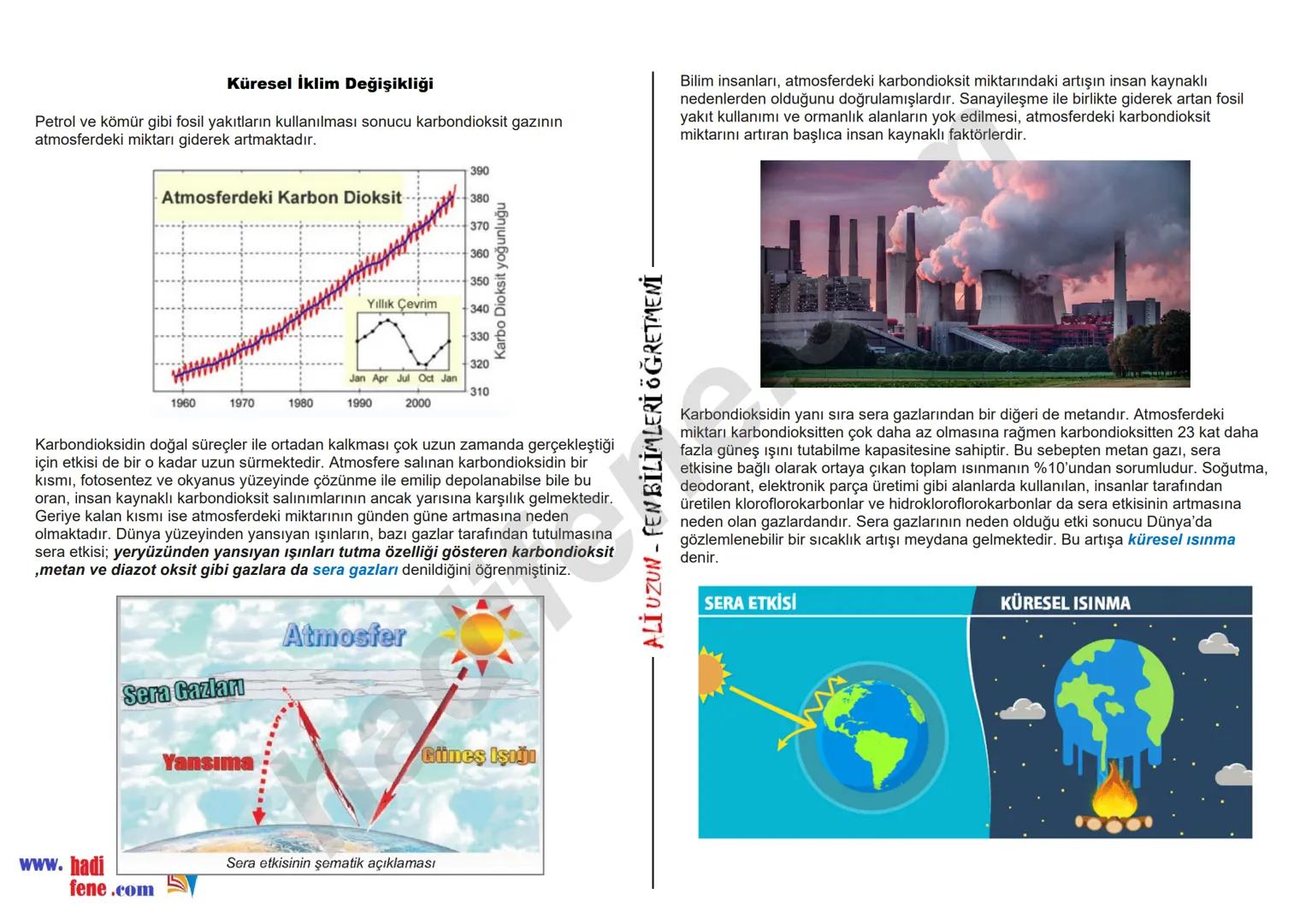 8.SINIF 6.ÜNİTE
ENERJİ DÖNÜŞÜMLERİ
A. SU DÖNGÜSÜ
MADDE DÖNGÜLERİ
Suyun devamlı olarak dünya yüzeyi ile hava arasında sıvı halden gaz hale ve