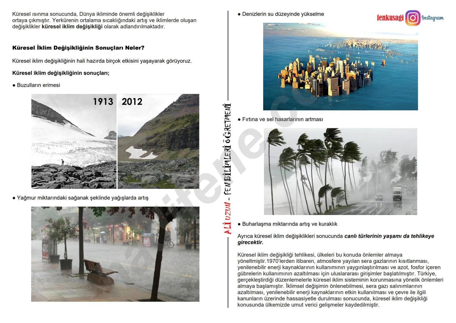 8.SINIF 6.ÜNİTE
ENERJİ DÖNÜŞÜMLERİ
A. SU DÖNGÜSÜ
MADDE DÖNGÜLERİ
Suyun devamlı olarak dünya yüzeyi ile hava arasında sıvı halden gaz hale ve