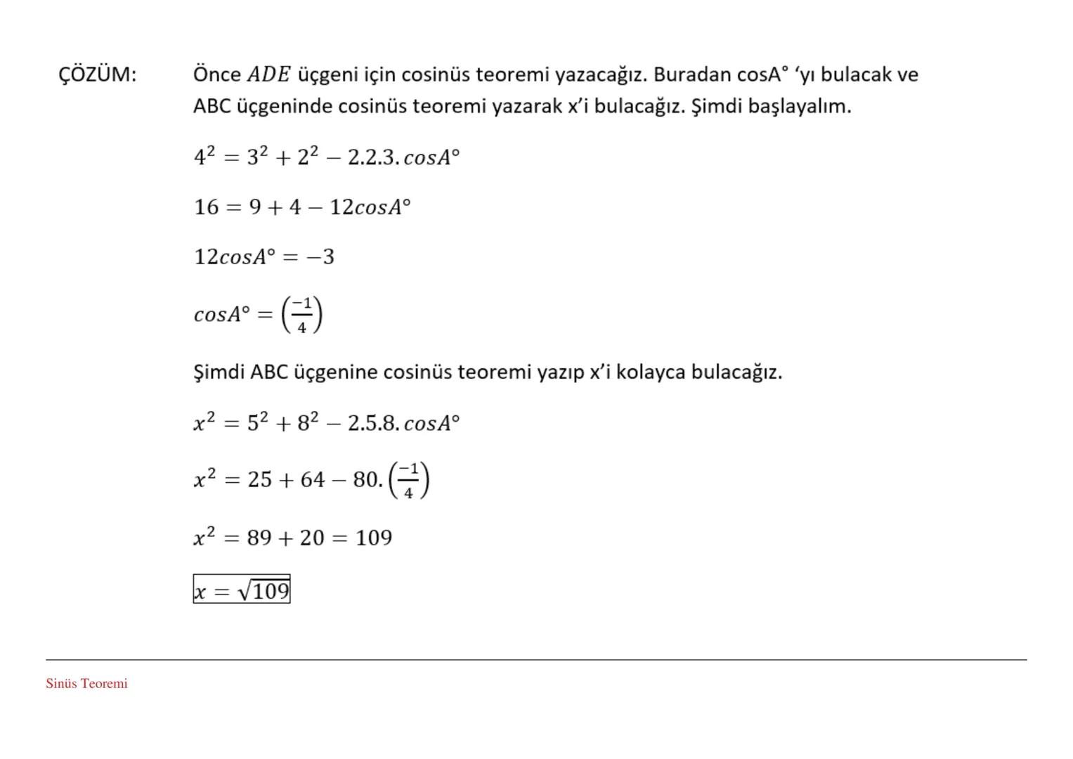 A
sin $\alpha$=\frac{KARSI}{HiPOTEN\overline{U}S}
tan $\alpha$=\frac{sin $\alpha$}{cos $\alpha$}
cos $\alpha$=\frac{KOMSU}{HiPOTEN\dot{U}S}