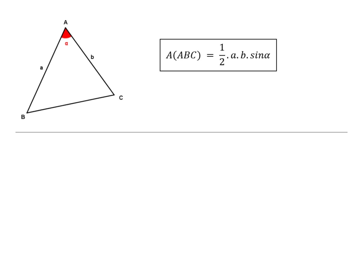 A
sin $\alpha$=\frac{KARSI}{HiPOTEN\overline{U}S}
tan $\alpha$=\frac{sin $\alpha$}{cos $\alpha$}
cos $\alpha$=\frac{KOMSU}{HiPOTEN\dot{U}S}