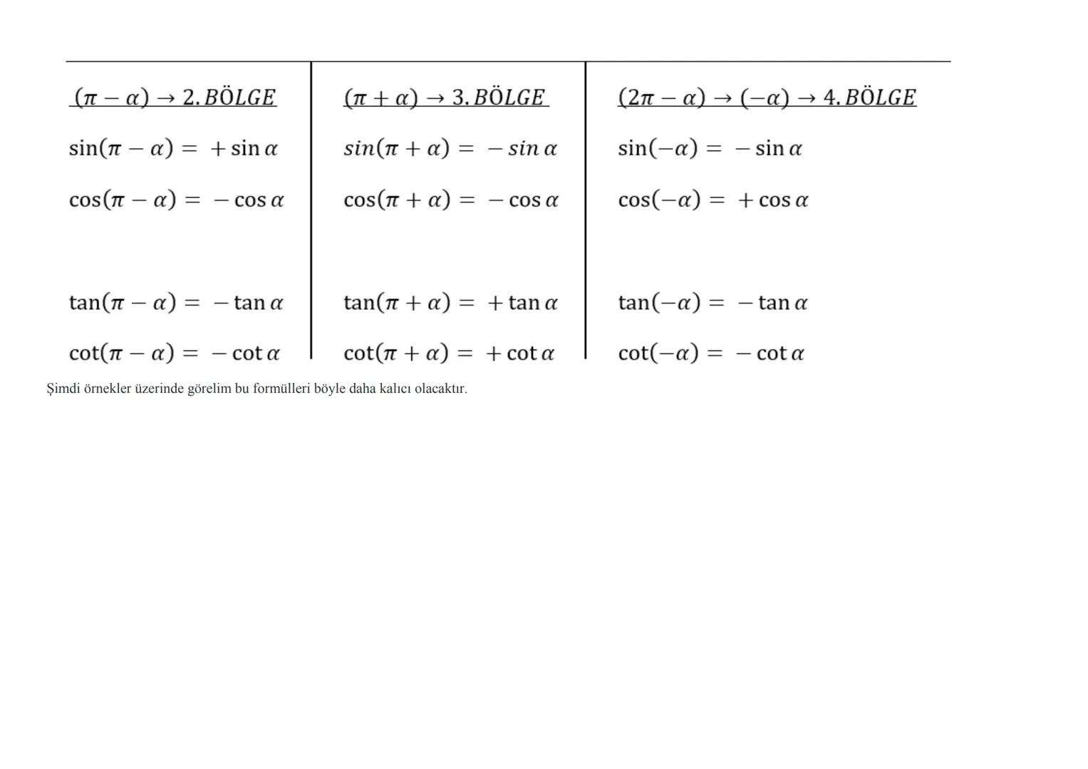 A
sin $\alpha$=\frac{KARSI}{HiPOTEN\overline{U}S}
tan $\alpha$=\frac{sin $\alpha$}{cos $\alpha$}
cos $\alpha$=\frac{KOMSU}{HiPOTEN\dot{U}S}