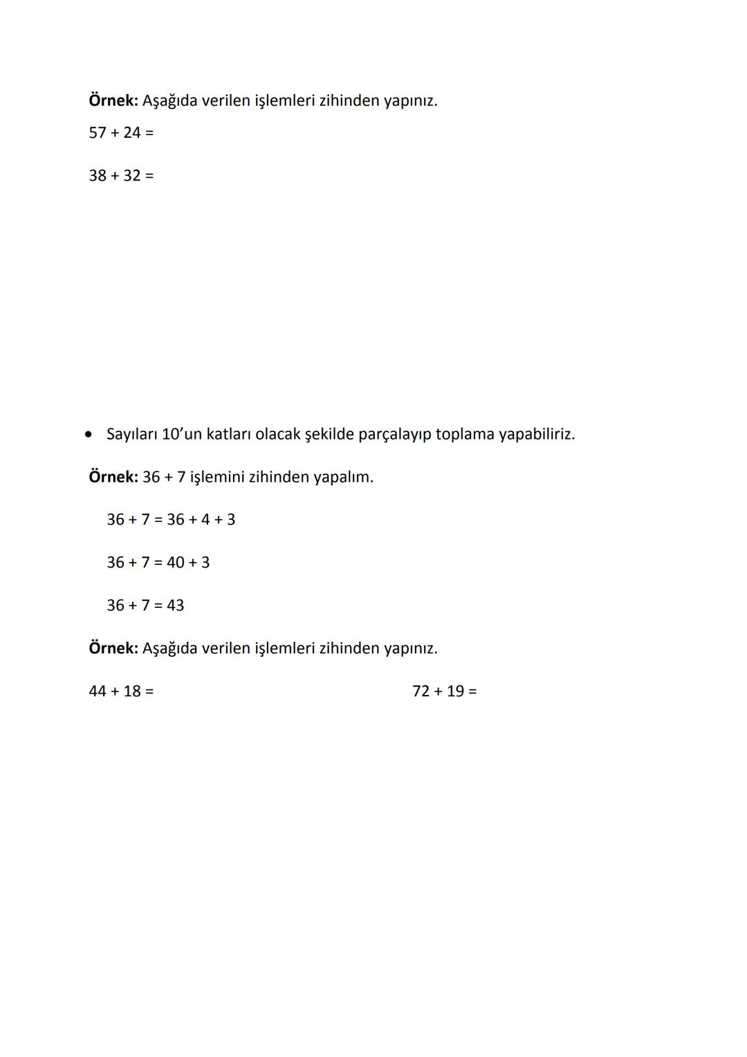 Doğal Sayıların Karşılaştırılması
• Basamak sayısı fazla olan sayı daha büyüktür.
Örneğin, 3 475 893 sayısı 7 basamaktan, 12 436 923 sayısı