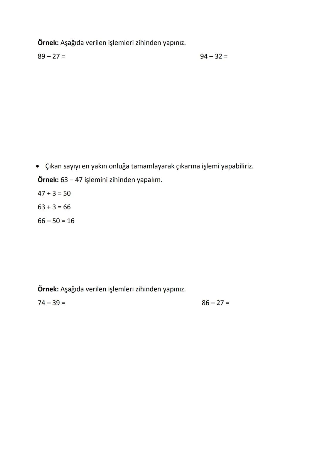 Doğal Sayıların Karşılaştırılması
• Basamak sayısı fazla olan sayı daha büyüktür.
Örneğin, 3 475 893 sayısı 7 basamaktan, 12 436 923 sayısı