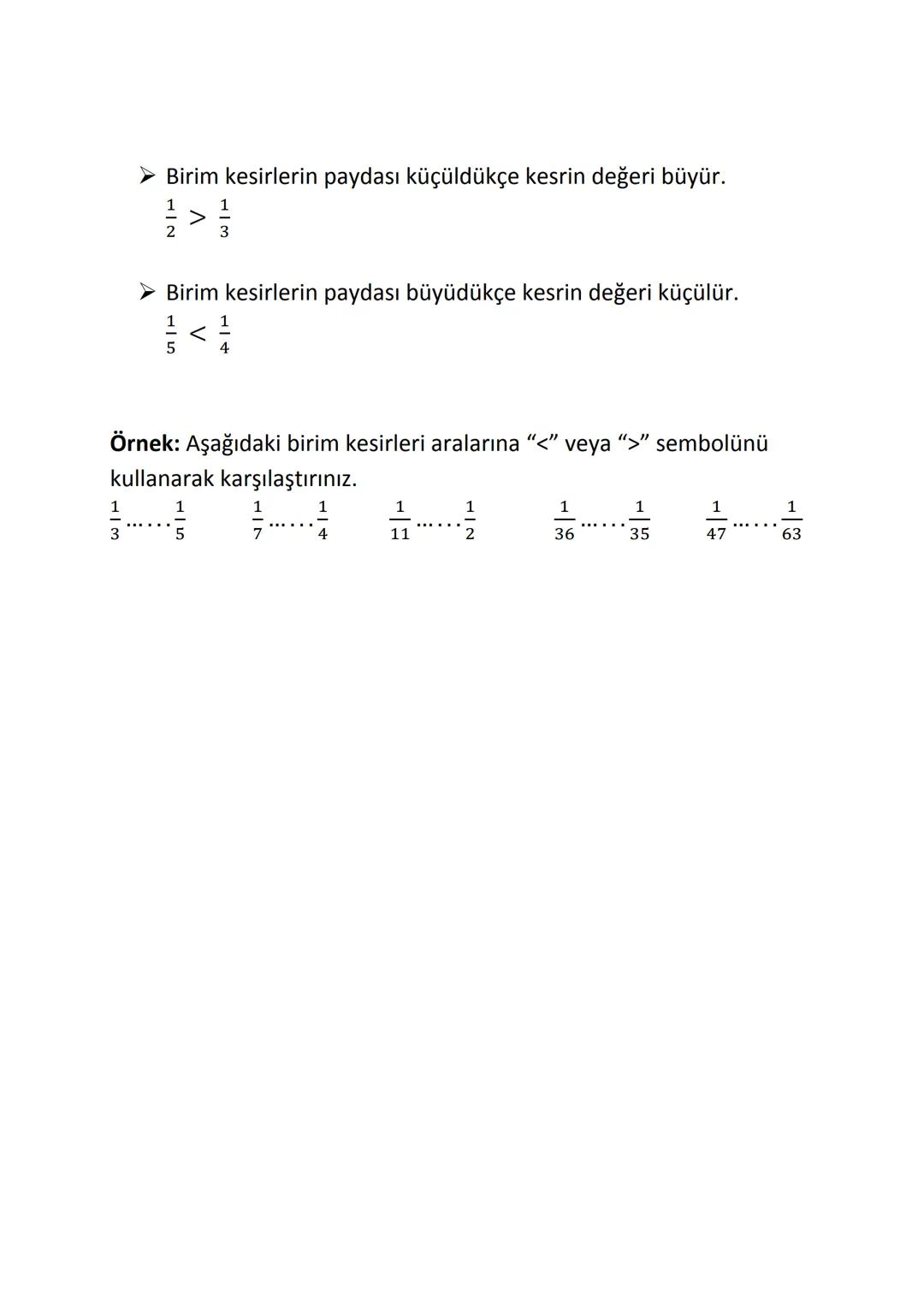 Doğal Sayıların Karşılaştırılması
• Basamak sayısı fazla olan sayı daha büyüktür.
Örneğin, 3 475 893 sayısı 7 basamaktan, 12 436 923 sayısı