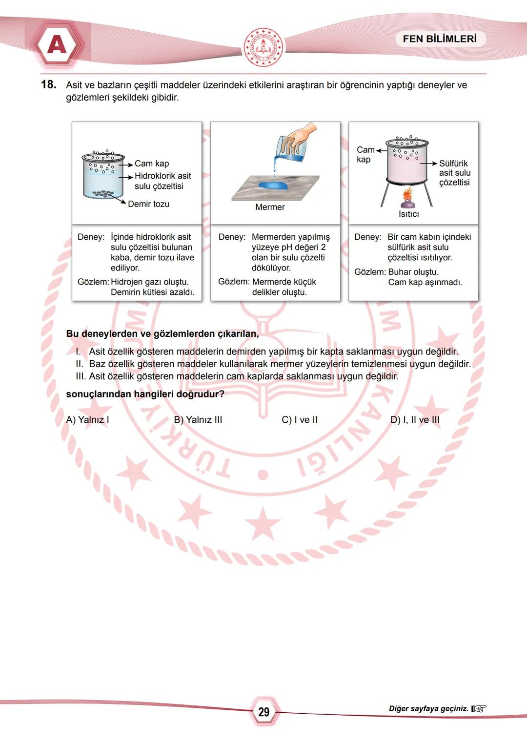 2024 SAYISAL BÖLÜM
**
T.C.
MİLLÎ EĞİTİM BAKANLIĞI
ÖLÇME, DEĞERLENDİRME VE SINAV HİZMETLERİ GENEL MÜDÜRLÜĞÜ
SINAVLA ÖĞRENCİ ALACAK ORTAÖĞRETİ