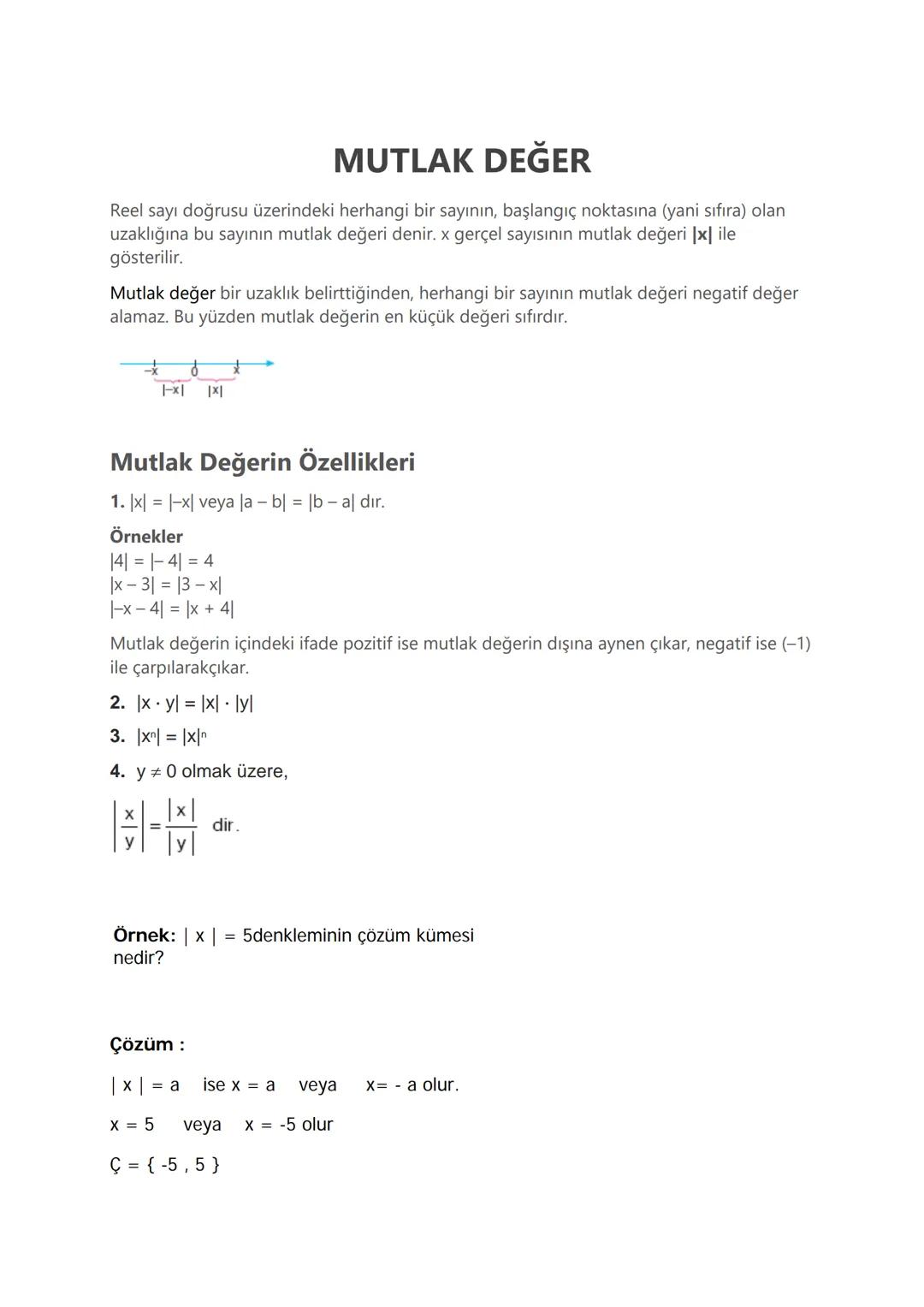 # BİRİNCİ DERECEDEN DENKLEMLER
a, b ∈ ℝ ve a ≠ 0 olmak üzere $ax + b = 0$ şekline getirilebilen denklemlere birinci dereceden bir bilinmeye