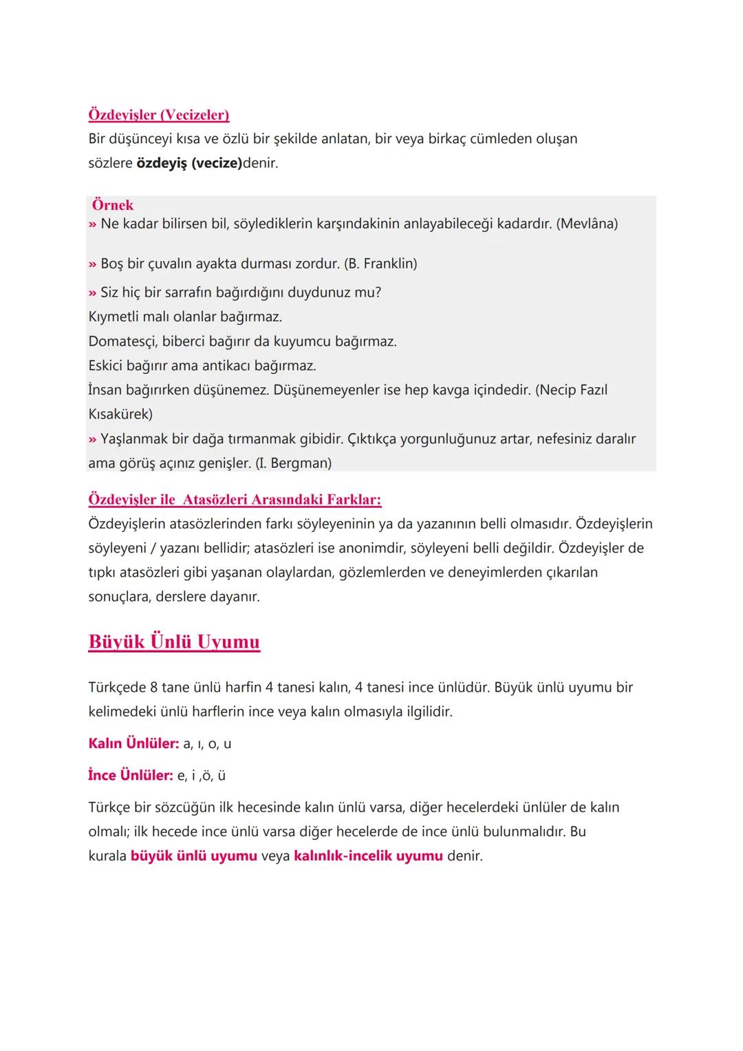 # TÜRKÇE KONU ANLATIMLARI
# SÖZCÜKTE ANLAM :
1. Gerçek (Temel) Anlam
Gerçek anlam, bir kelimenin aklımıza ilk gelen anlamıdır. Kelimeleri