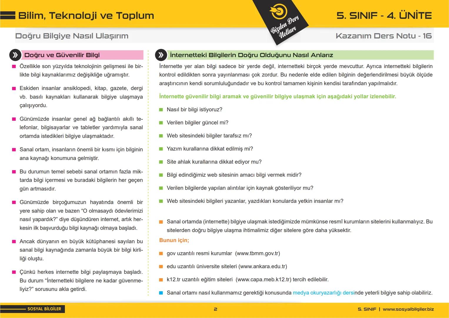 5.SINIF
1, 2, 3, 4, 5 ve
6.ÜNİTE
DERS NOTLARI
sosyalbilgiler.biz
Şeyhmus Yüce # 5.SINIF
# I.ÜNİTE
# DERS NOTLARI
sosyalbilgiler .biz