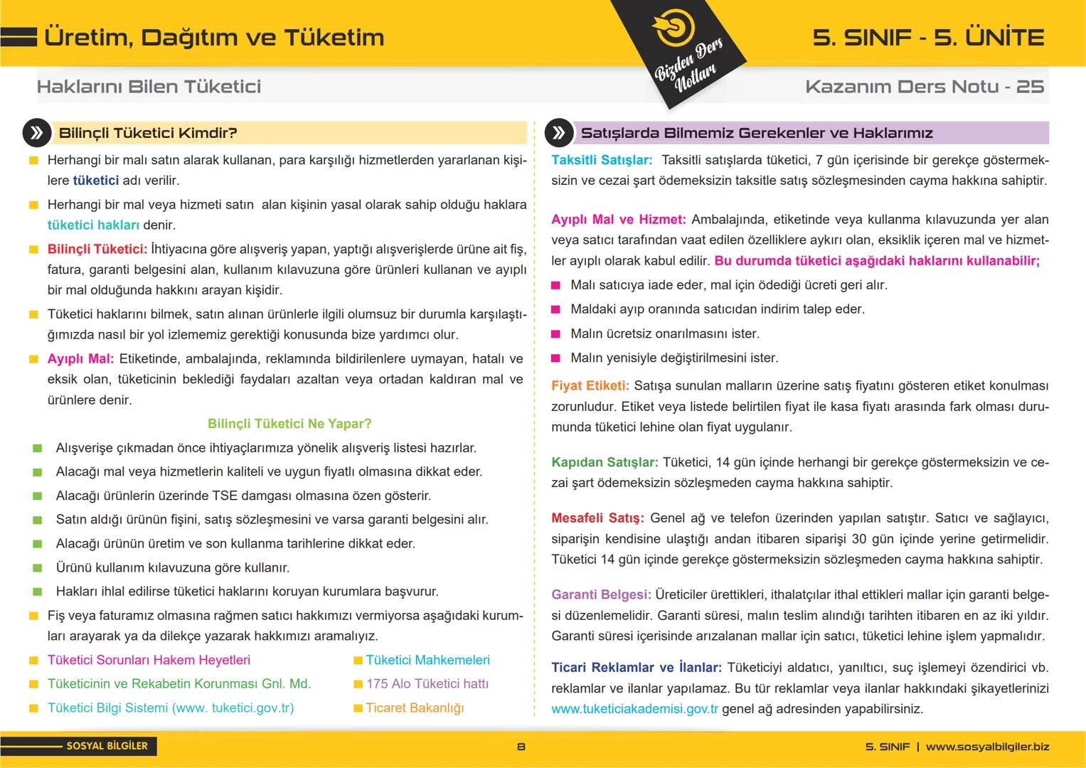 5.SINIF
1, 2, 3, 4, 5 ve
6.ÜNİTE
DERS NOTLARI
sosyalbilgiler.biz
Şeyhmus Yüce # 5.SINIF
# I.ÜNİTE
# DERS NOTLARI
sosyalbilgiler .biz