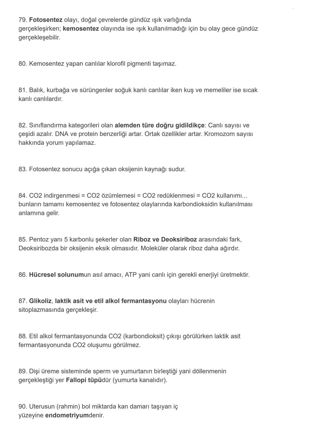 # Net Arttıran 100 YKS Biyoloji Notu - TYT AYT Biyoloji Kısa Bilgiler
TYT ve AYT odaklı 100 önemli Biyoloji notu Sizlerle...
1. Bilimsel b