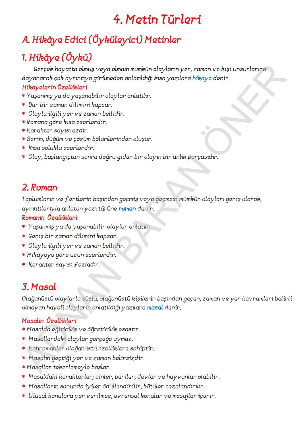 # İÇİNDEKİLER
1. SÖZCÜKTE ANLAM
A. Kelime ve Kelime Gruplarımın Anlam Özellikleri
1. Gerçek (Temel) Anlam
2. Yan anlam
3. Mecaz Anlam
