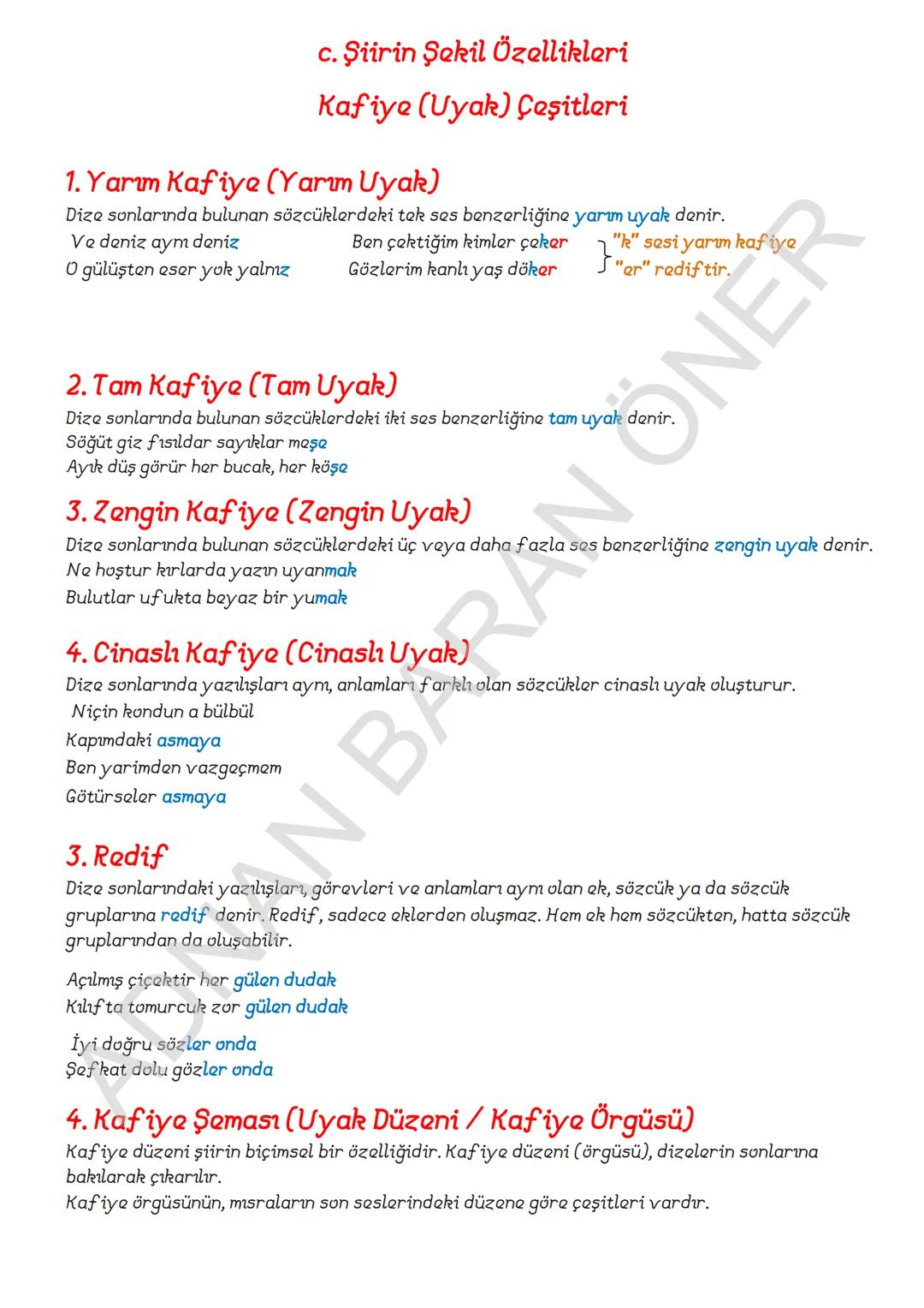 # İÇİNDEKİLER
1. SÖZCÜKTE ANLAM
A. Kelime ve Kelime Gruplarımın Anlam Özellikleri
1. Gerçek (Temel) Anlam
2. Yan anlam
3. Mecaz Anlam