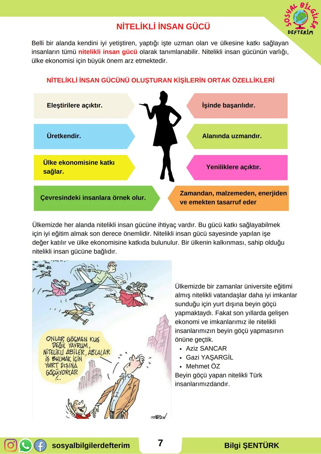 # 6.SINIF 5.ÜNİTE
## SOSYAL BİLGİLER
## DERS NOTU
### SOSYAL BİLGİLER
DEFTTERİM
BİLGİ ŞENTÜRK # ÜLKEMİZİN KAYNAKLARI VE EKONOMİK FAALİY