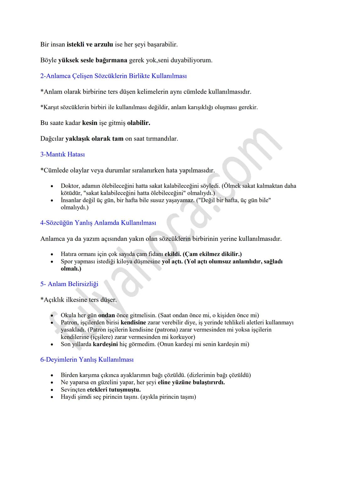 # SÖZCÜKTE ANLAM
Tek Anlamlılık: Tek bir kavramı karşılayan, başka anlamlar kazanmayan sözcüklerdir.
ağaç, termometre, kiremit
Çok Anlamlı