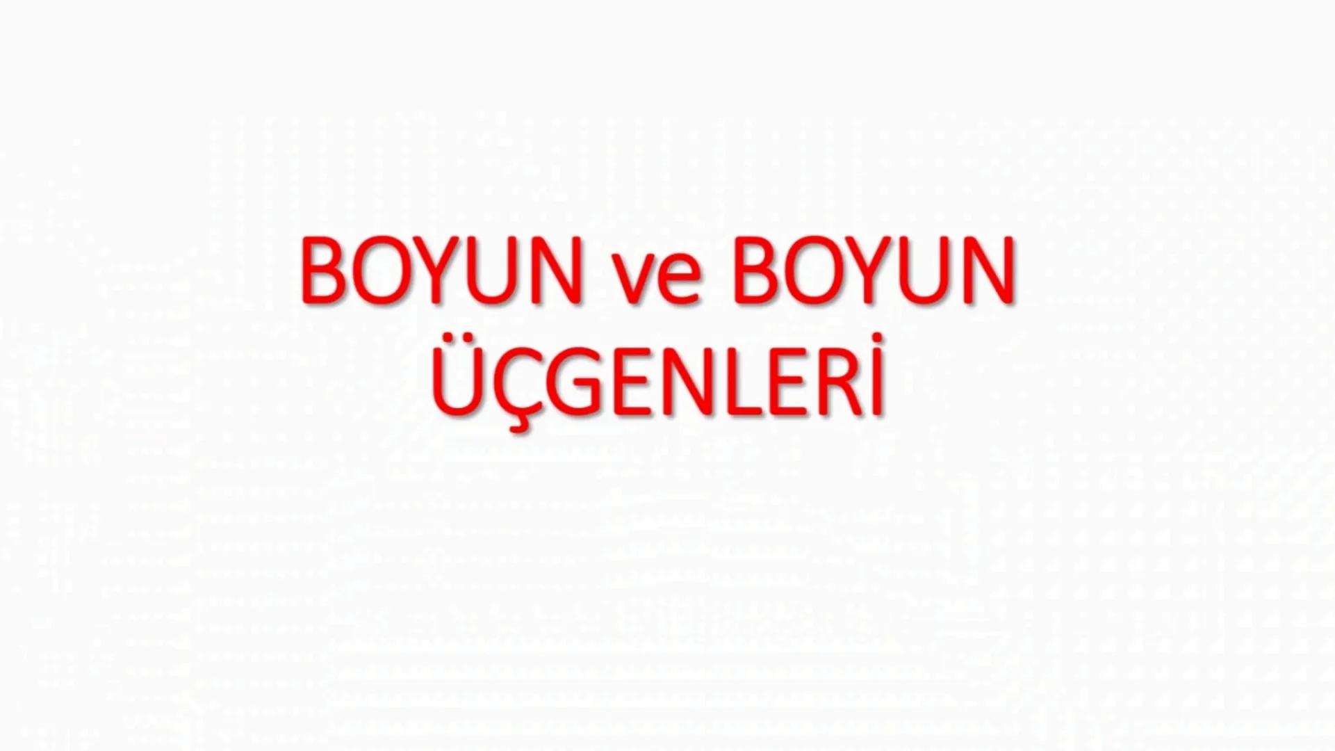 # BOYUN ve BOYUN
## ÜÇGENLERİ Suprasternal
notch
Clavicle
A
Inferior border
of mandible
Acromion
External occipital
protuberance
Spinous pro