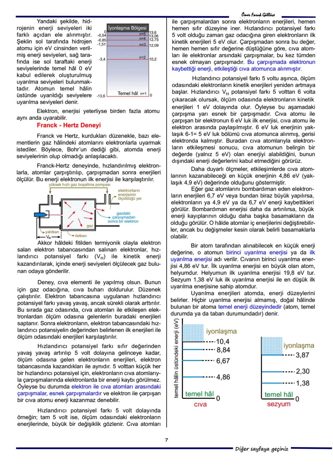 --- OCR Start ---
ofg
ELEKTRON
ATOM MODELLERİ
Modern Fizik
Atomun temel taşlarından birisi olan elektron,
doğadaki elektriğin en küçük parça