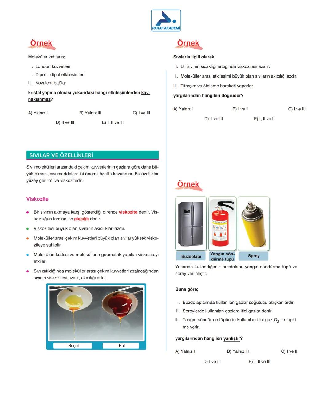 # PARAF AKADEMİ
# MADDENİN FİZİKSEL HÂLLERİ
MADDENİN FİZİKSEL HÂLLERİ
Katı
Erime
Donma
SIVI
Yoğuşma
Süblimleşme
Geri süblimleşme (K