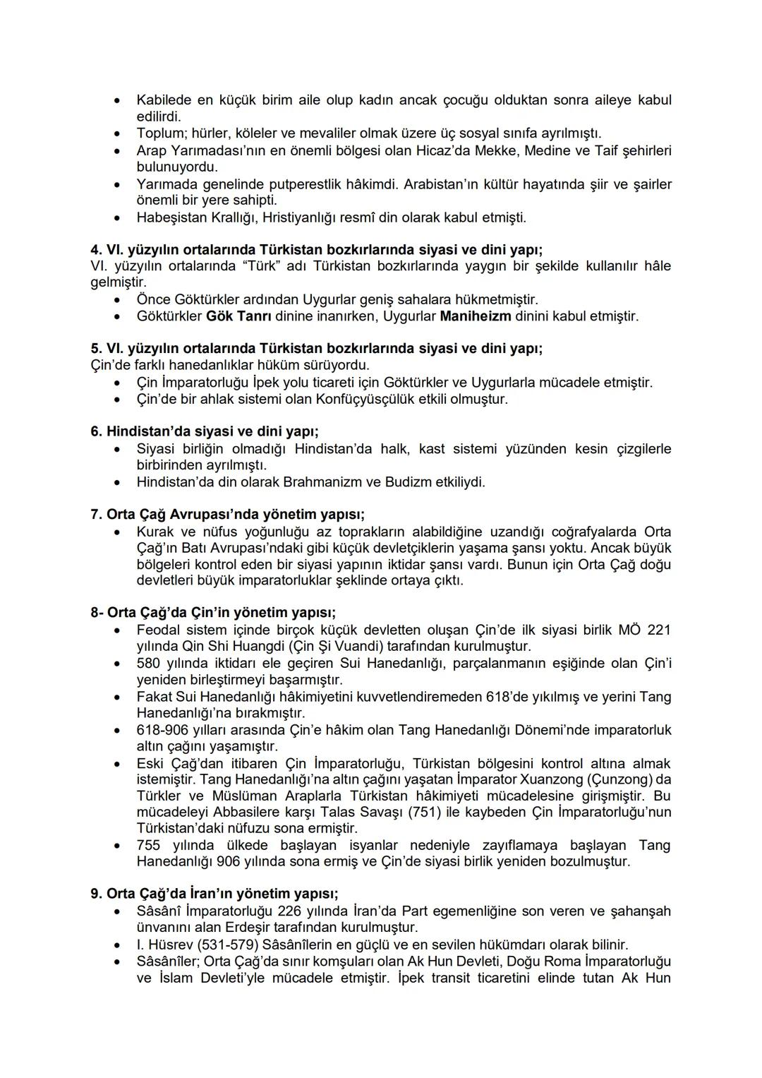 3. ÜNİTE
ORTA ÇAĞ MEDENİYETLERİ
ORTA ÇAĞ'DA YAŞANAN KİTLESEL GÖÇLER
1. Kavimler Göçü:
Orta Asya'daki siyasi hâkimiyetlerini kaybeden Hun boy