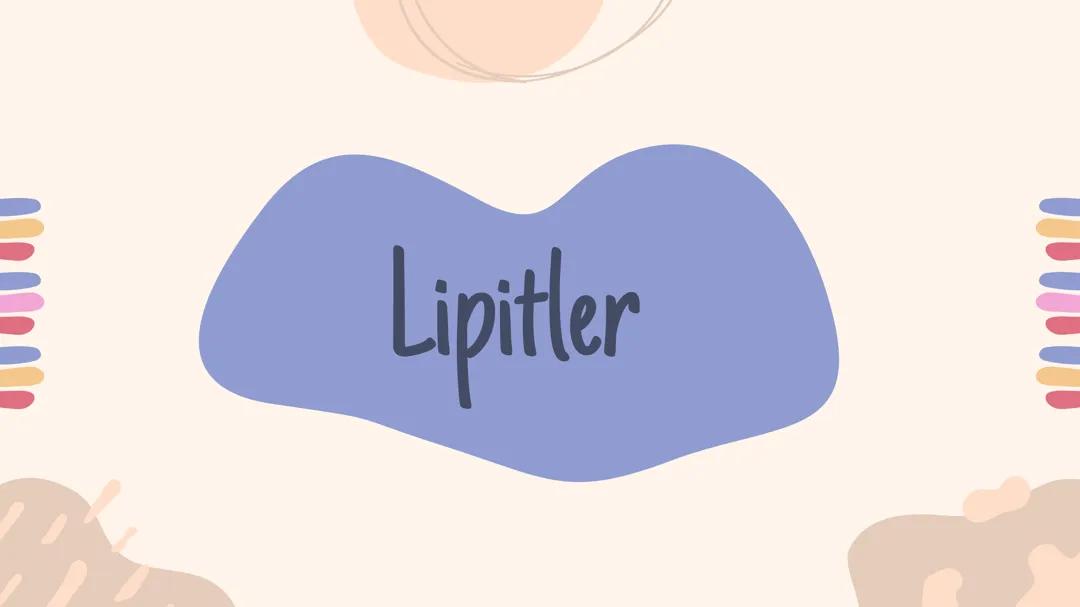 9. Sinif biyoloji lipitler hakkinda sunum