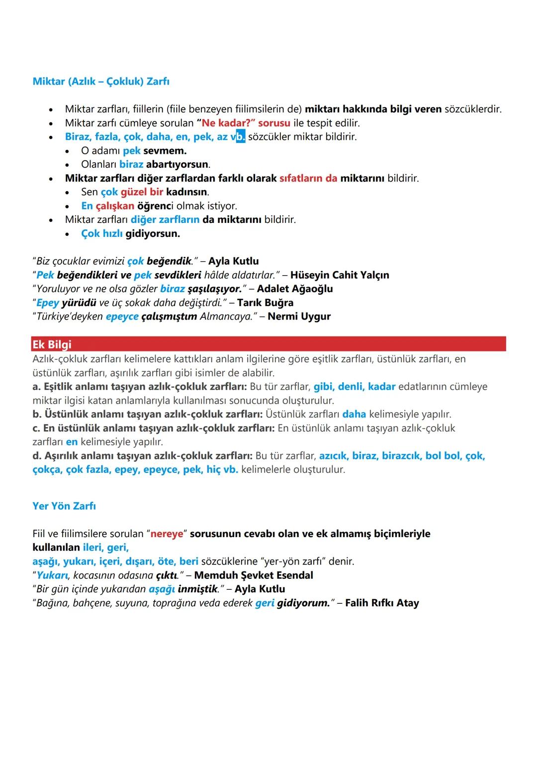 ZARFLAR
7.Sınıf Zarflar Konu Anlatımı PDF Zarf Türleri Konu Anlatımı
* Zarfların metnin anlamına olan katkısını açıklar.
Zarflar, (belir