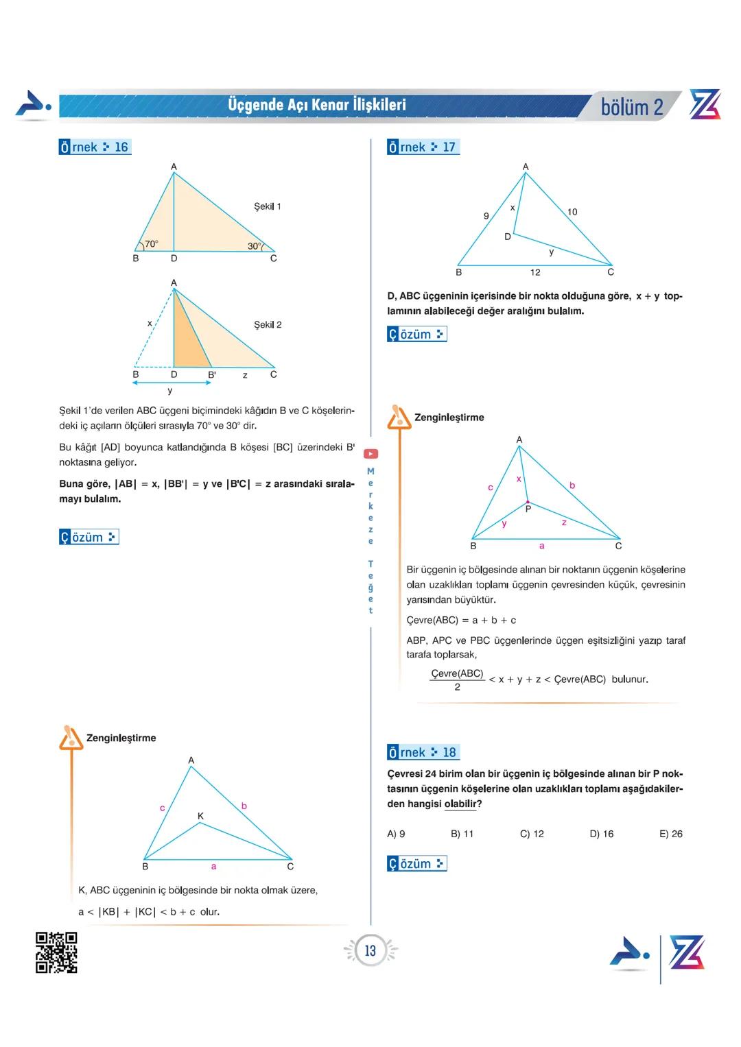 # PARAF / Z TAKIMI
9. SINIF OKULA DESTEK KAMPI
Z YENİ
MÜFREDATA
UYGUNDUR
Coğrafyanın Kodları
Coğrafya
GEOMETRİ
ÜNİTE 3
Bıyıklı Matematik