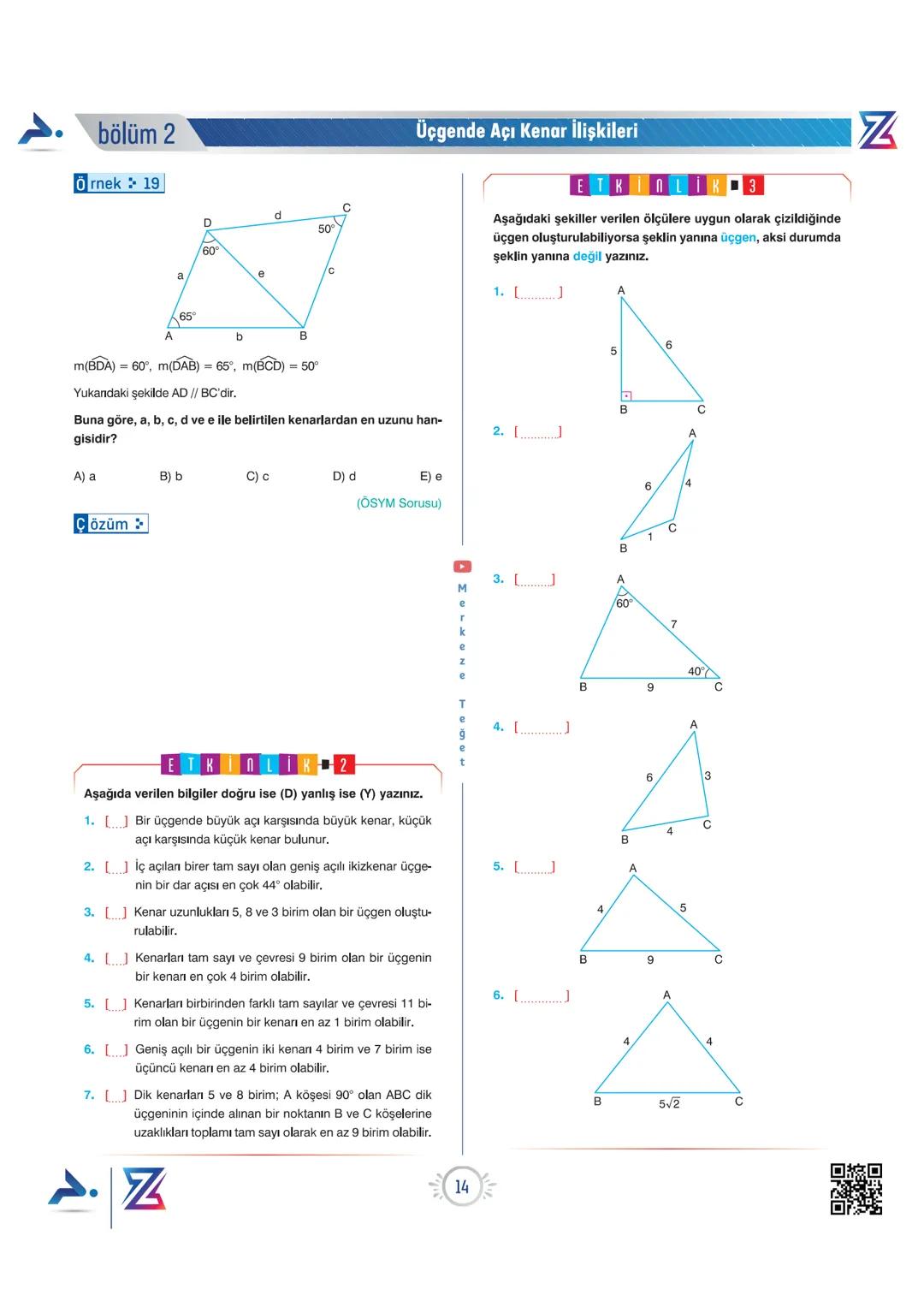 # PARAF / Z TAKIMI
9. SINIF OKULA DESTEK KAMPI
Z YENİ
MÜFREDATA
UYGUNDUR
Coğrafyanın Kodları
Coğrafya
GEOMETRİ
ÜNİTE 3
Bıyıklı Matematik