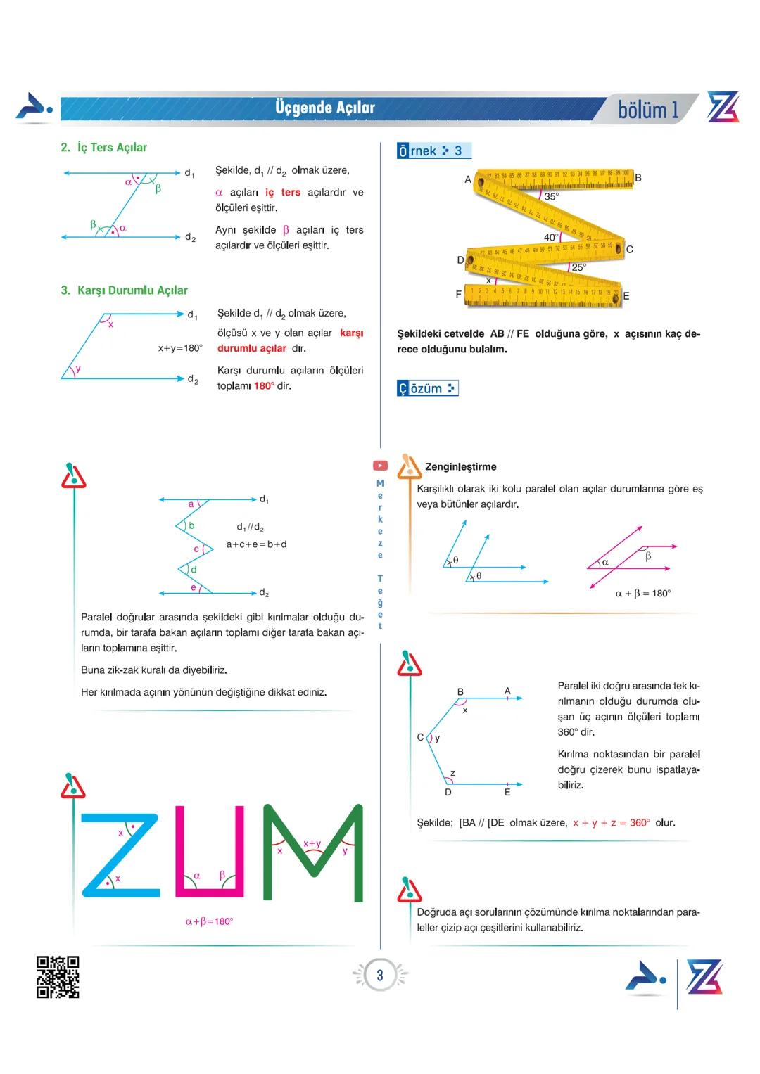 # PARAF / Z TAKIMI
9. SINIF OKULA DESTEK KAMPI
Z YENİ
MÜFREDATA
UYGUNDUR
Coğrafyanın Kodları
Coğrafya
GEOMETRİ
ÜNİTE 3
Bıyıklı Matematik