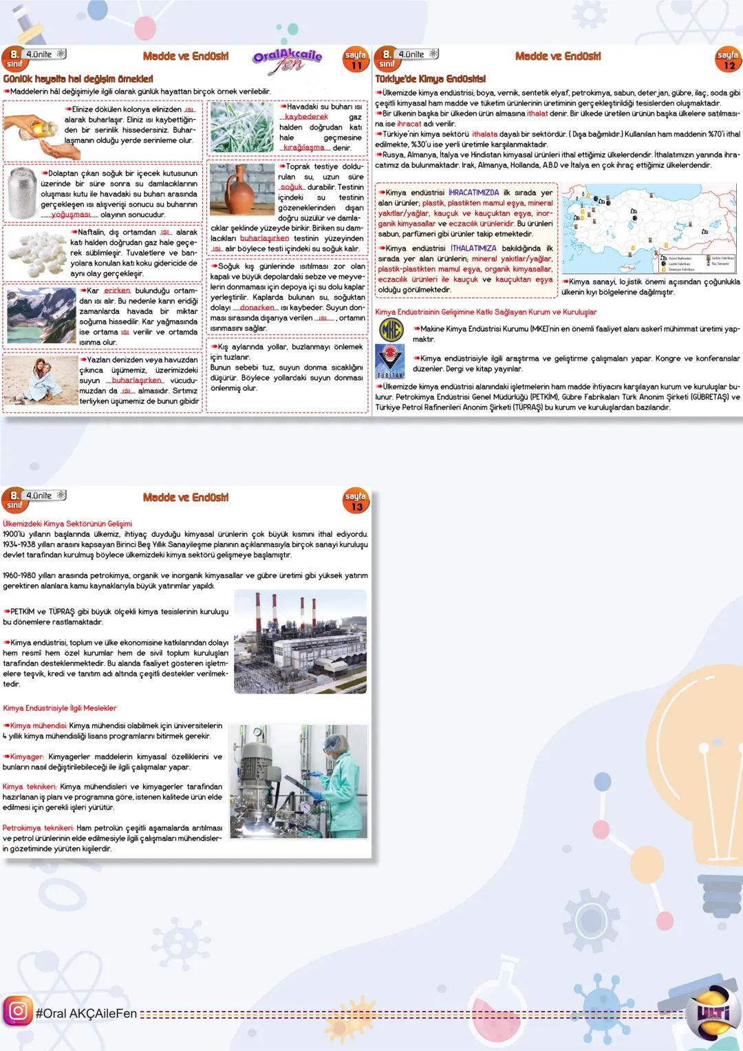 # 2025 LGS
## FEN BİLİMLERİ
ORAL AKÇA'NIN NOTLARI İLE
# SON
# TEKRAR
YAYINLARI 8. Lünite
Mevsimler ve İkilm
Dünyamız, Güneş etrafinda eks