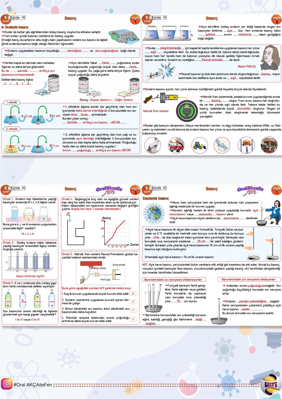# 2025 LGS
## FEN BİLİMLERİ
ORAL AKÇA'NIN NOTLARI İLE
# SON
# TEKRAR
YAYINLARI 8. Lünite
Mevsimler ve İkilm
Dünyamız, Güneş etrafinda eks