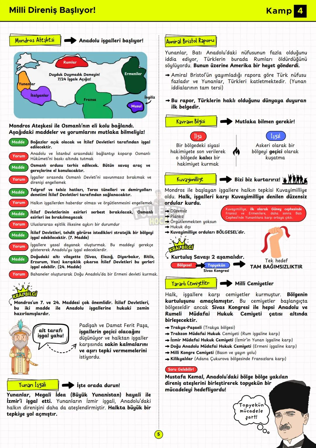 8. SINIF
T.C INKILAP TARİHİ VE ATATÜRKÇÜLÜK
FULLETEN KAMP
INKILAP
KAMP
Özet
Konu Anlatımı
FULLEMEK
ÇOK KOLAY!
FULLETEN
HOCA
YAZAR
Recep Uğur