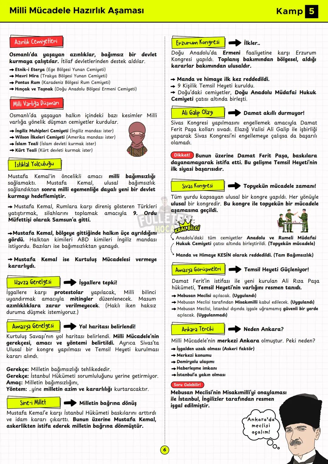 8. SINIF
T.C INKILAP TARİHİ VE ATATÜRKÇÜLÜK
FULLETEN KAMP
INKILAP
KAMP
Özet
Konu Anlatımı
FULLEMEK
ÇOK KOLAY!
FULLETEN
HOCA
YAZAR
Recep Uğur