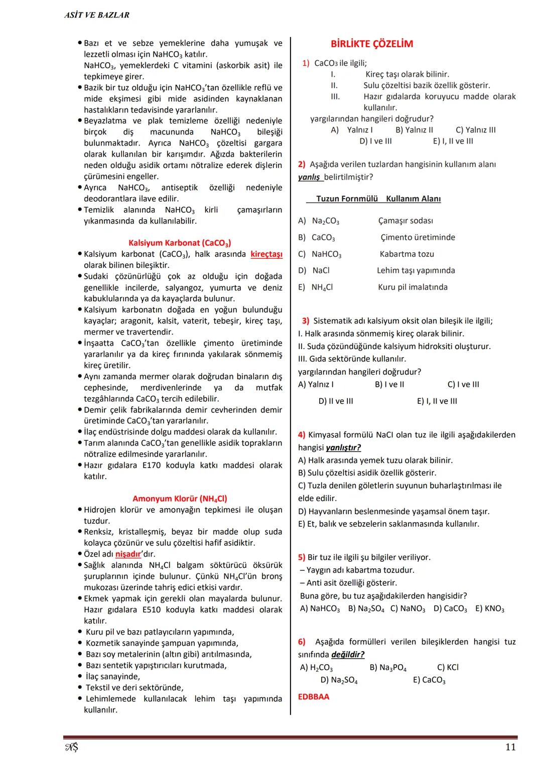 --- OCR Start ---
ASİT VE BAZLAR
1.BÖLÜM: ASİTLER VE BAZLAR
Kazanımlar: Asit ve bazları bilinen özellikleri yardımıyla
ayırt eder.
a) Limon
