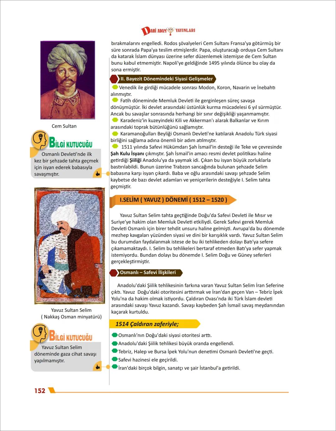 # DÜNYA GÜCÜ
# OSMANLI DEVLETI
# (1453-1600) 8. ÜNİTE
VAHİ ADAM YAYINLARI
DÜNYA GÜCÜ
OSMANLI DEVLETİ (1453-1600)
II. MEHMET (FATİH SULTAN)