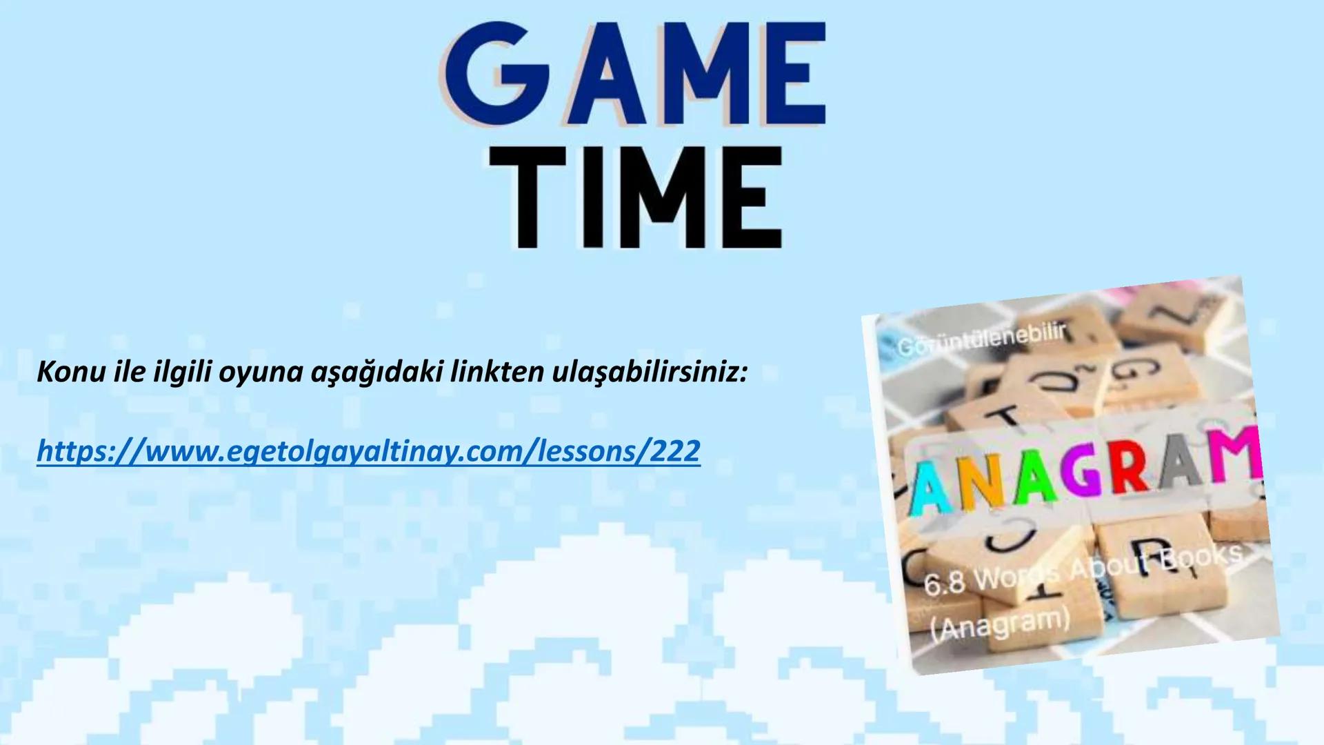 ΤΑ 400
UNIT 8: BOOKWORMS
2
@etateacher
2
PREPARED BY:
Ege Tolgay ALTINAY
Akköprü Secondary School
www.egetolgayaltinay.com
2
KODAK PORTA 400