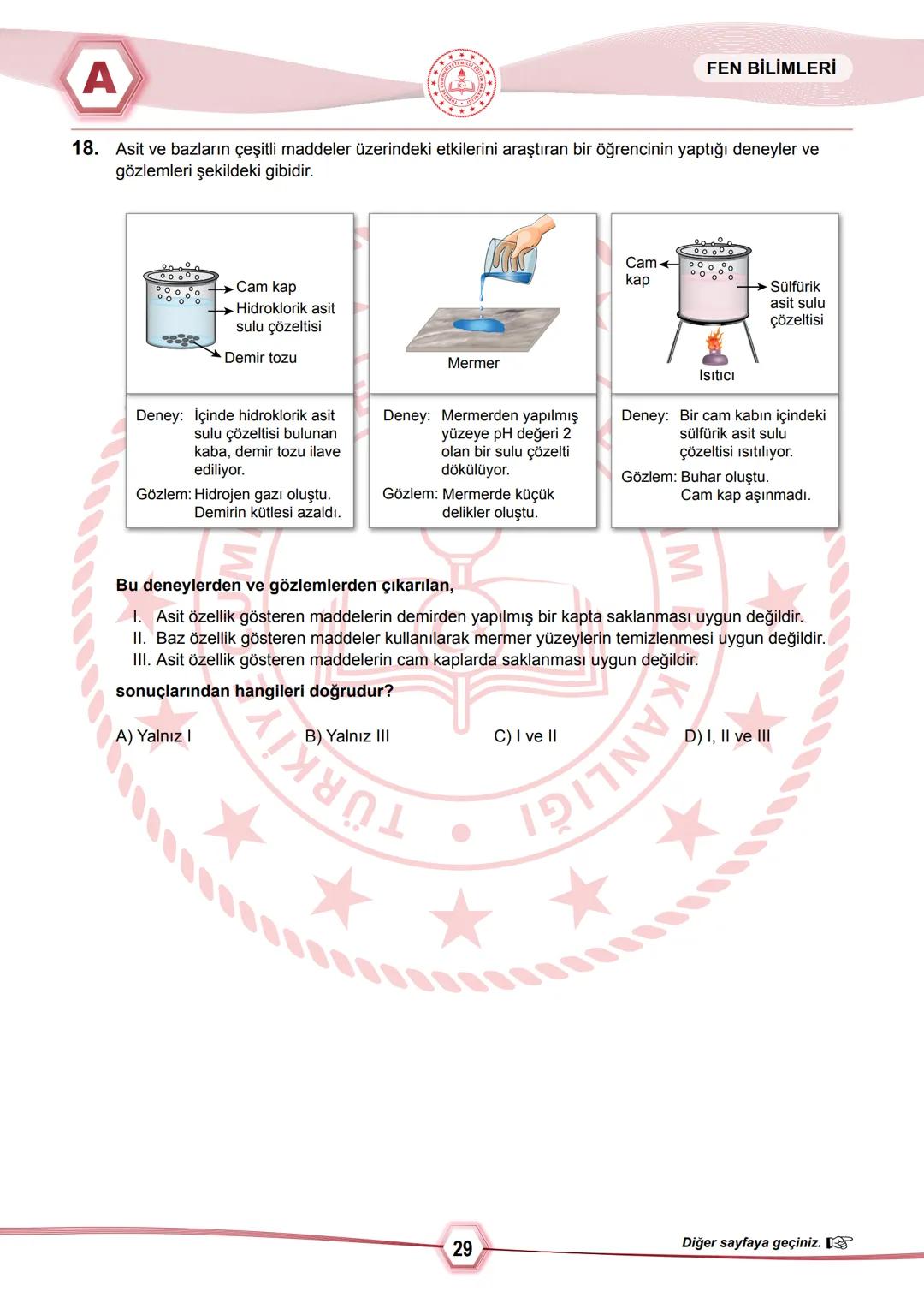 2024 SAYISAL BÖLÜM
*
T.C.
MİLLÎ EĞİTİM BAKANLIĞI
ÖLÇME, DEĞERLENDİRME VE SINAV HİZMETLERİ GENEL MÜDÜRLÜĞÜ
SINAVLA ÖĞRENCİ ALACAK ORTAÖĞRETİ