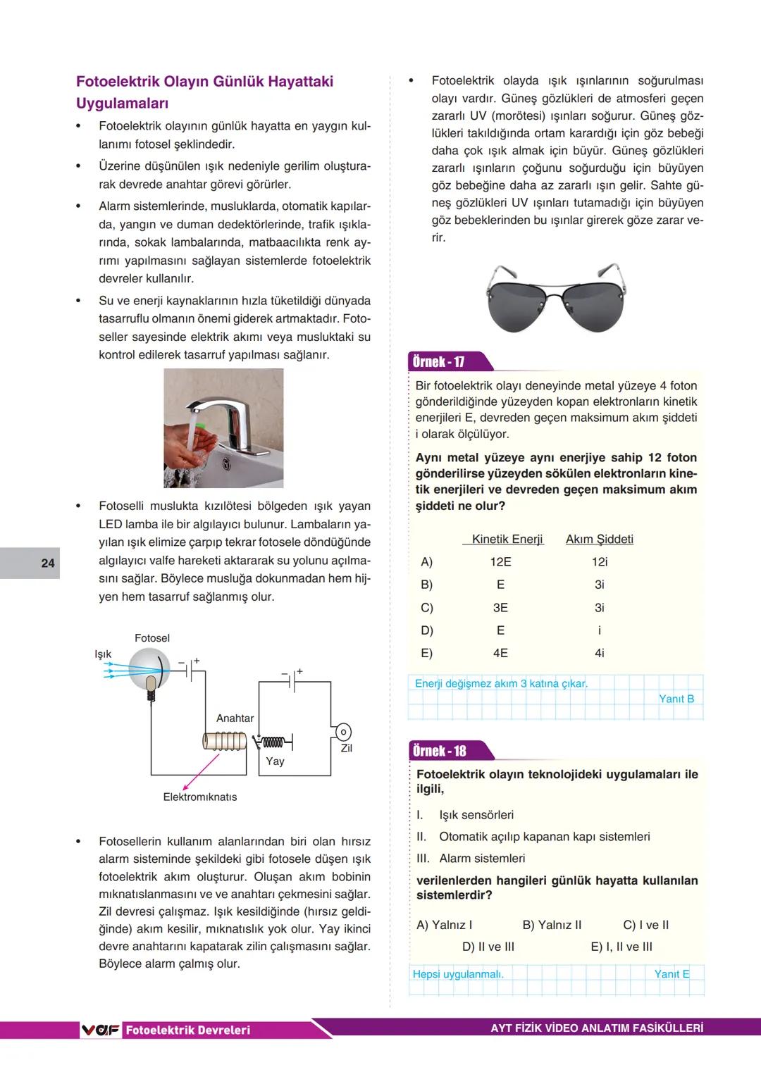 VOF
■ Video Anlatım Fasikülleri
AYT FİZİK
Erdal ŞAHİN
vaf 9
MODERN FİZİK
ADI-SOYADI
SINIF
NO --- OCR Start ---
VOF
■ Video Anlatım Fasikülle