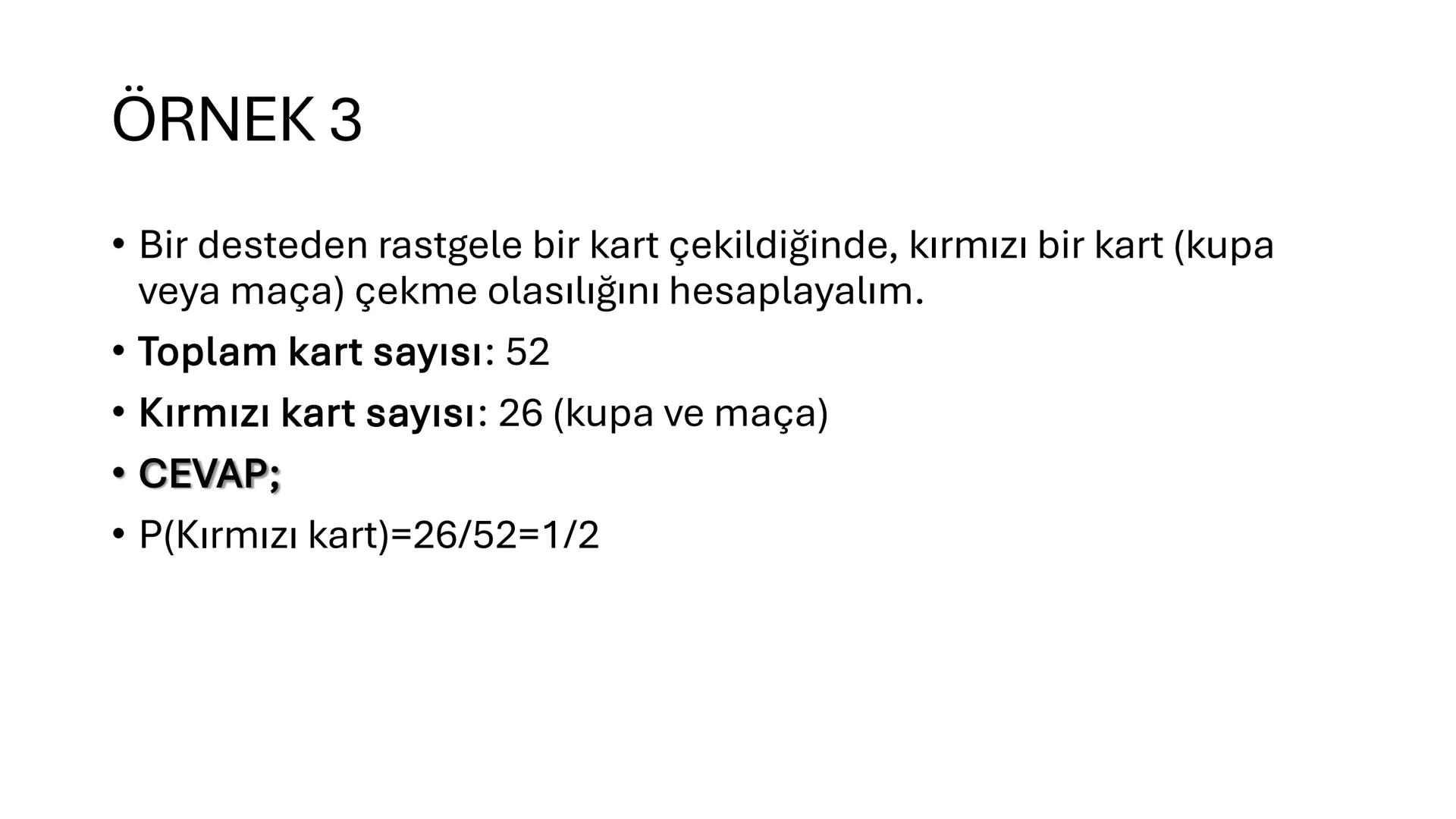 # MATEMATİK
YÜKSEK ALMAK İÇİN ÇALIŞ •
•
•
•
SAYMA VE OLASILIK;
TOPLAMA YÖNTEMİ;
Bir olayın birden fazla farklı sonucu varsa ve bu sonuçları