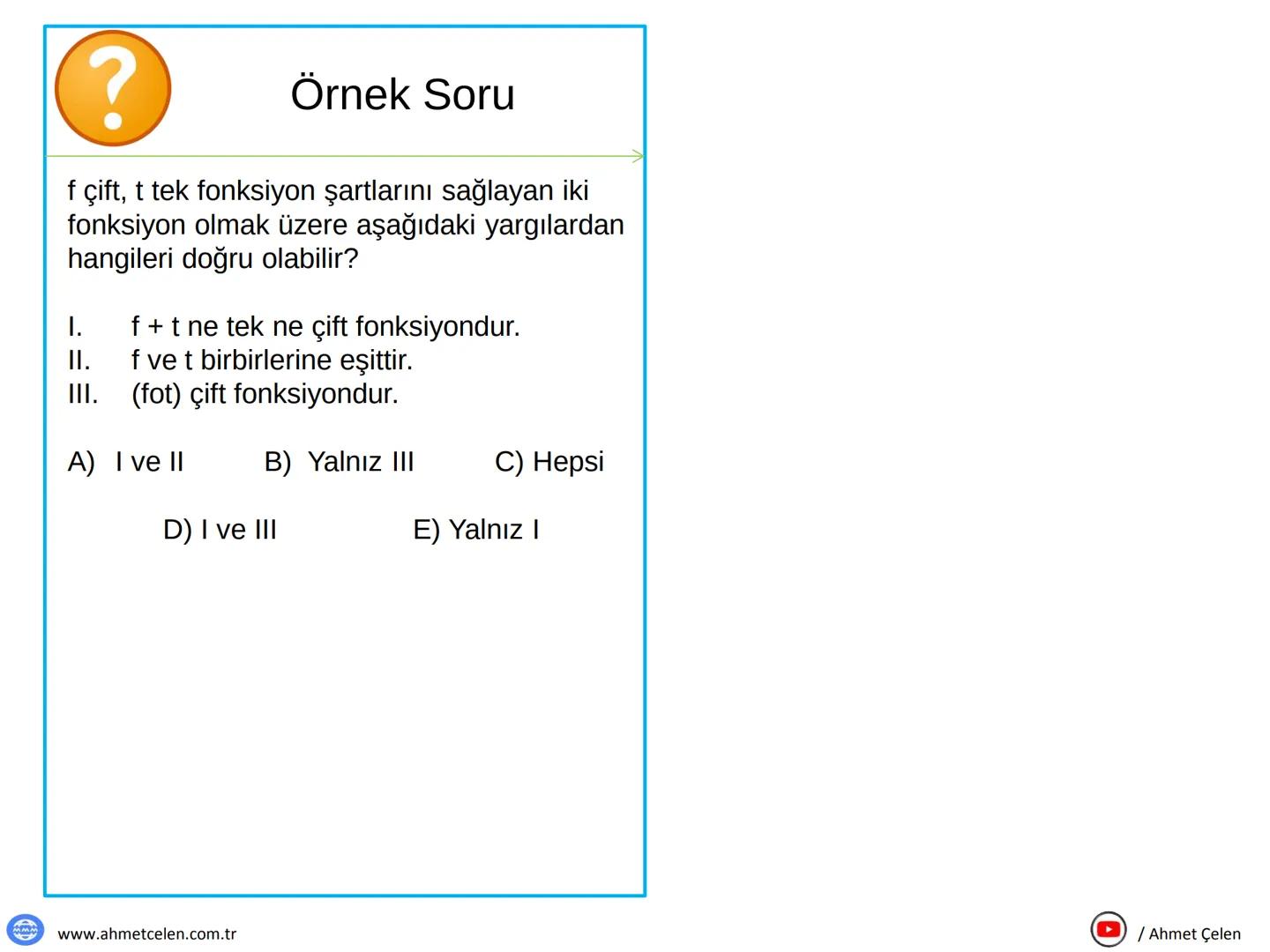 ?
Derece Kavramı
Derece kavramını anlayabilmek için cebirsel
ve 2.ci dereceden bir denklem üzerinden
inceleyelim.
f(x) = ax² + bx + c. xº
D