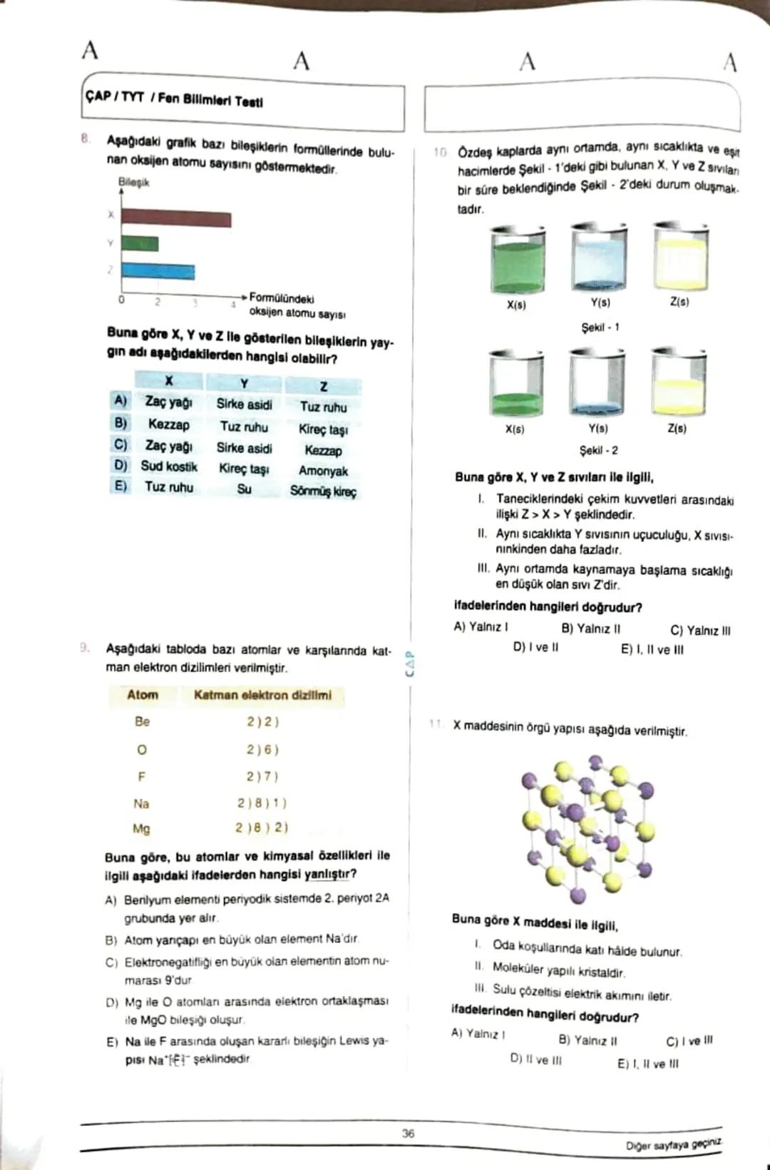 ÇAP/TYT
A
A
TÜRKÇE
1
1. Bu testte 40 soru vardır.
2. Cevaplarınızı, cevap kâğıdının Türkçe Testi için ayrılan kısmına işaretleyiniz.
2.
Çoğu
