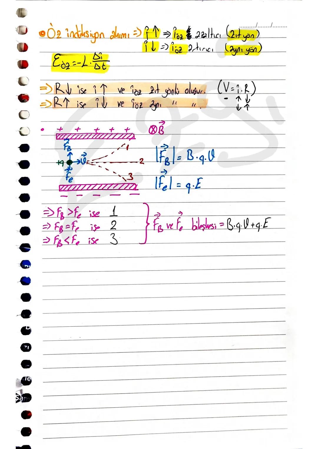 Fizik-11. Saf) Elektrik Formiller?
Fek. $\frac{q_1q_2}{d^2}$ => Vektörel olduğu için büyüldüklerle işlem yapılır.
E=fe/q=k. $\frac{q}{d^2}$