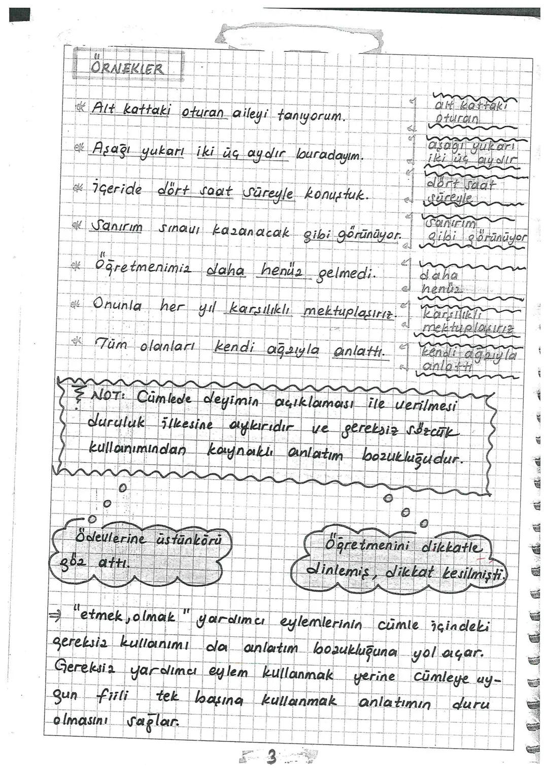 ANLATIM BOZUKLUĞU
→İletişim gerçekleştirirken ve duygu düşüncelerimizi kar-
şımızdakine ifade ederken cümlelerimizin anlaşılır ve açık
olma