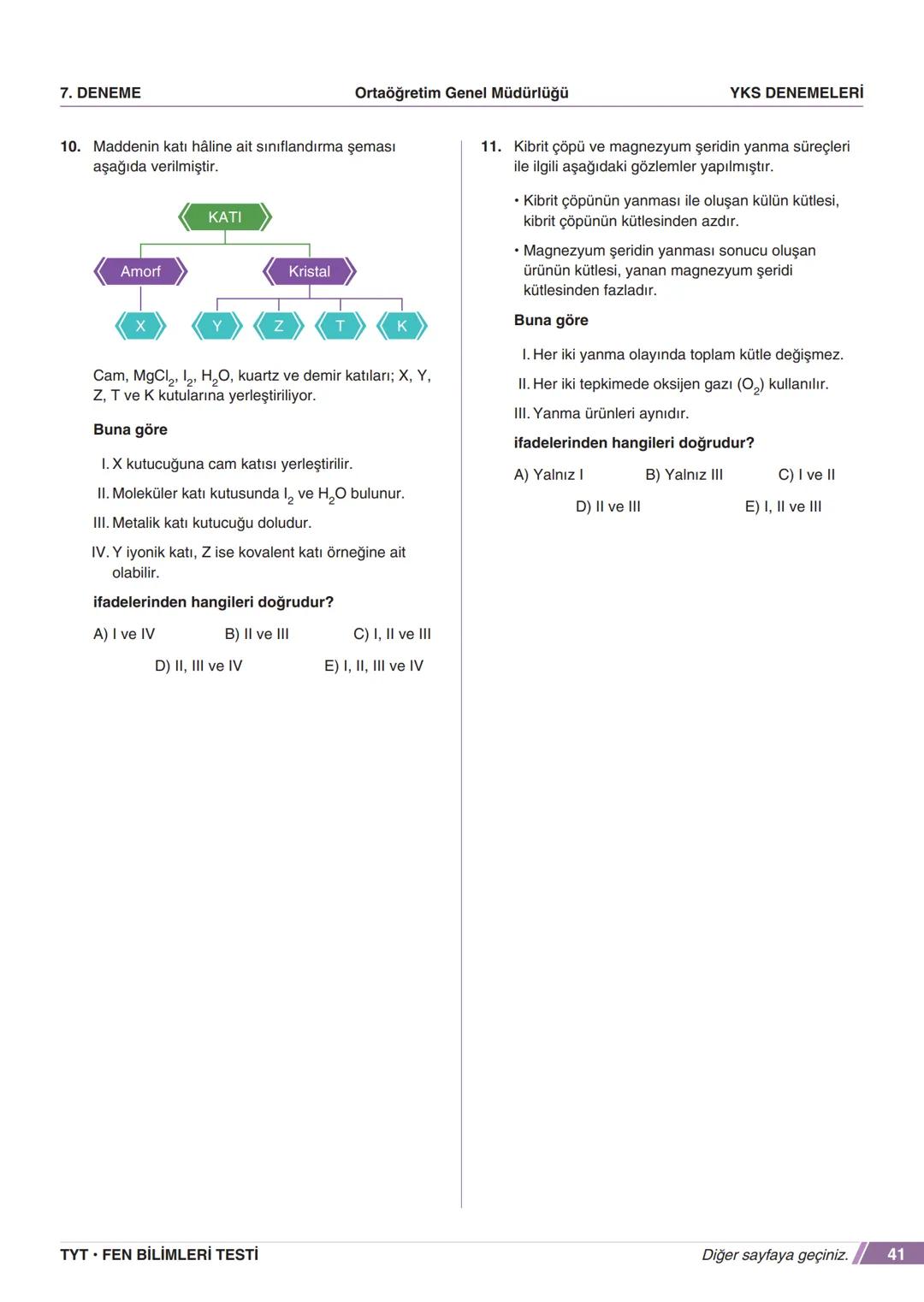 ****
RIYETİ MİLLİ EGIP
ORTAÖĞRETİM
GENEL MÜDÜRLÜĞÜ
*
>>>>>>>>>>>>>>>>>
>>>>>>>>>>>>>>>>
MEBİ
YKS DENEMELERİ
TYT
7. DENEME
ADI VE SOYADI
OKUL