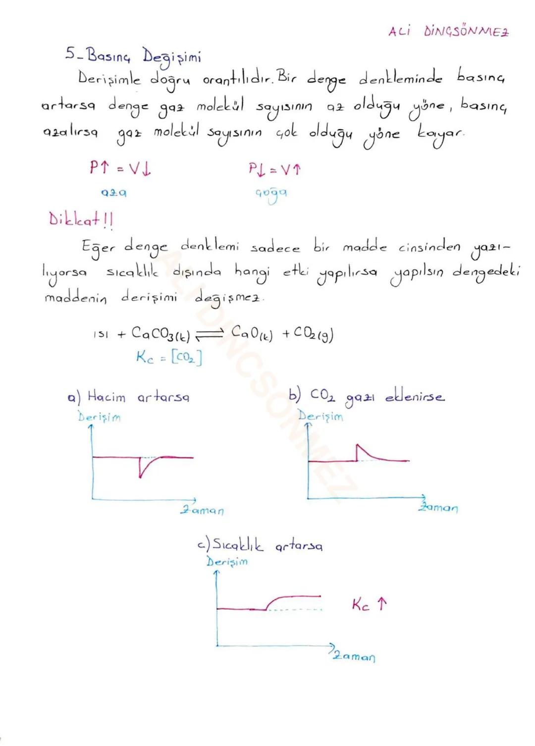 ALİ DİNGSONME2
KİMYASAL DENGE
* Evrende maddelerin ortak iki eğilimi vardır
1. Maksimum düzensiz olma
2. Minimum enerjiye sahip olma
Bu iki